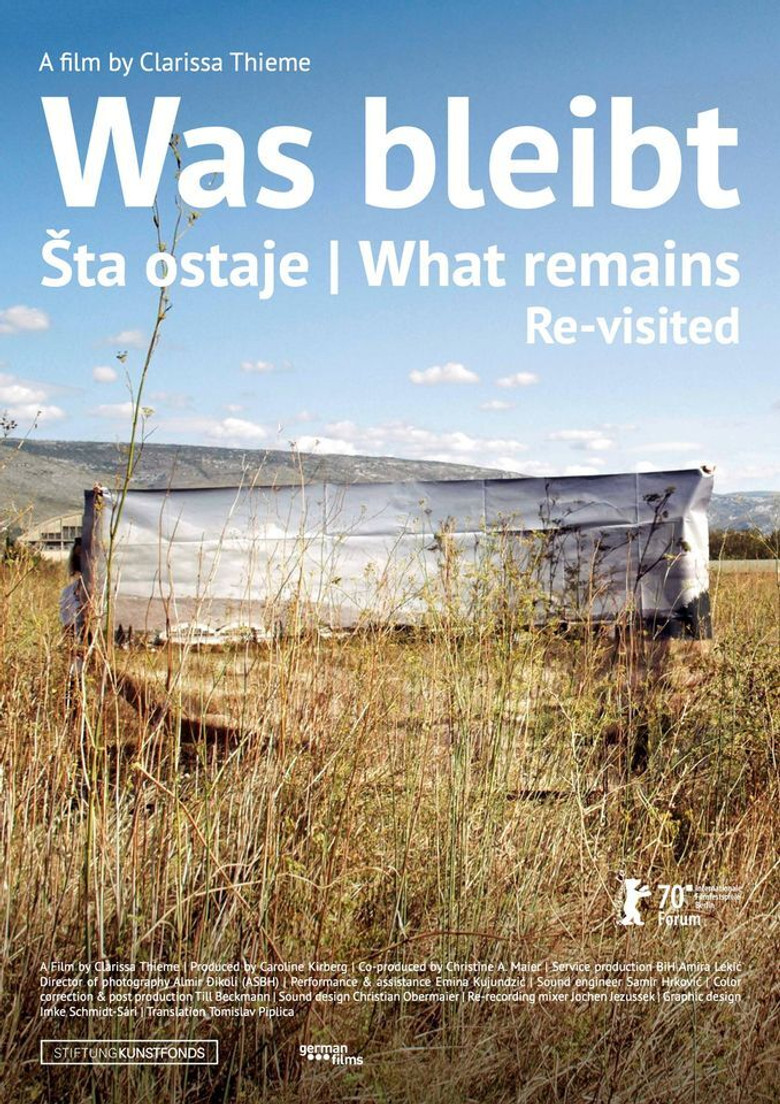 Was bleibt | Šta ostaje | What Remains / Re-visited poster background