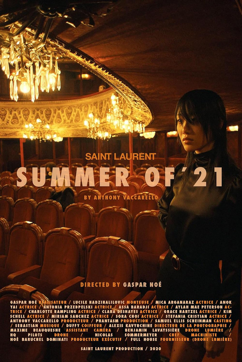 Saint Laurent: Summer of '21 poster background