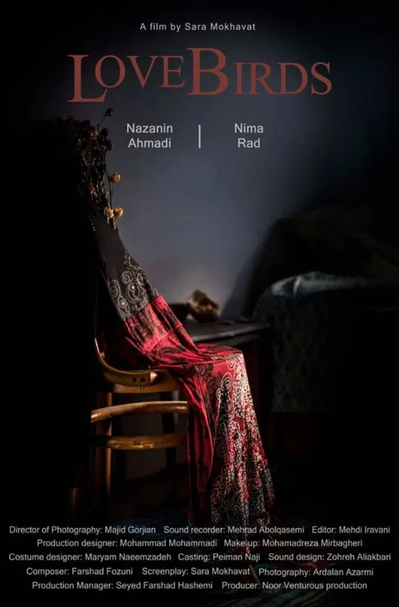 Lovebirds poster background