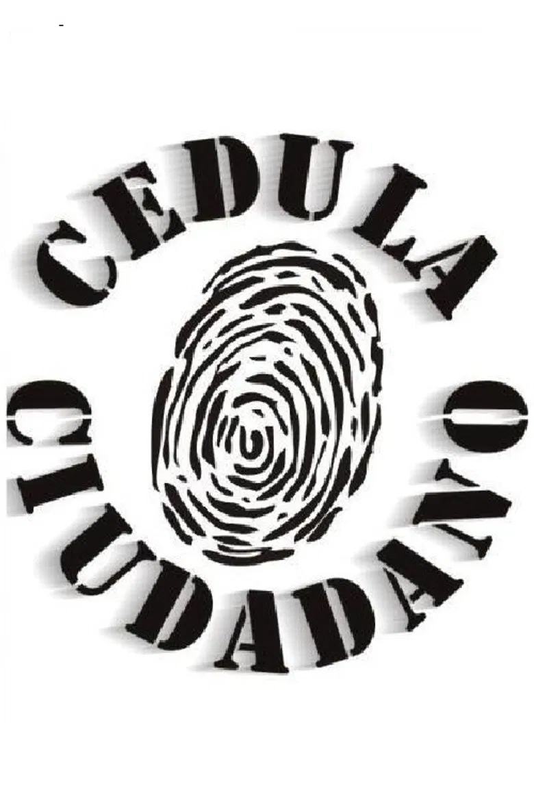 Cédula ciudadano poster background