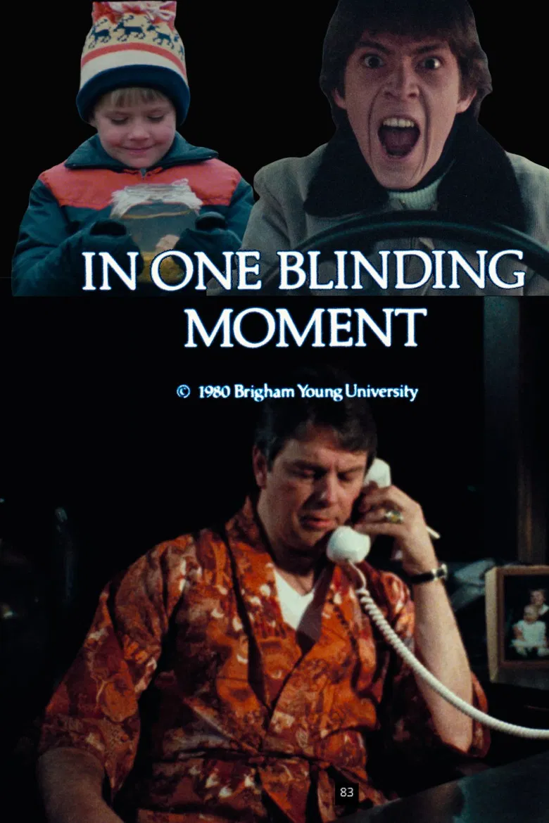 In One Blinding Moment poster background