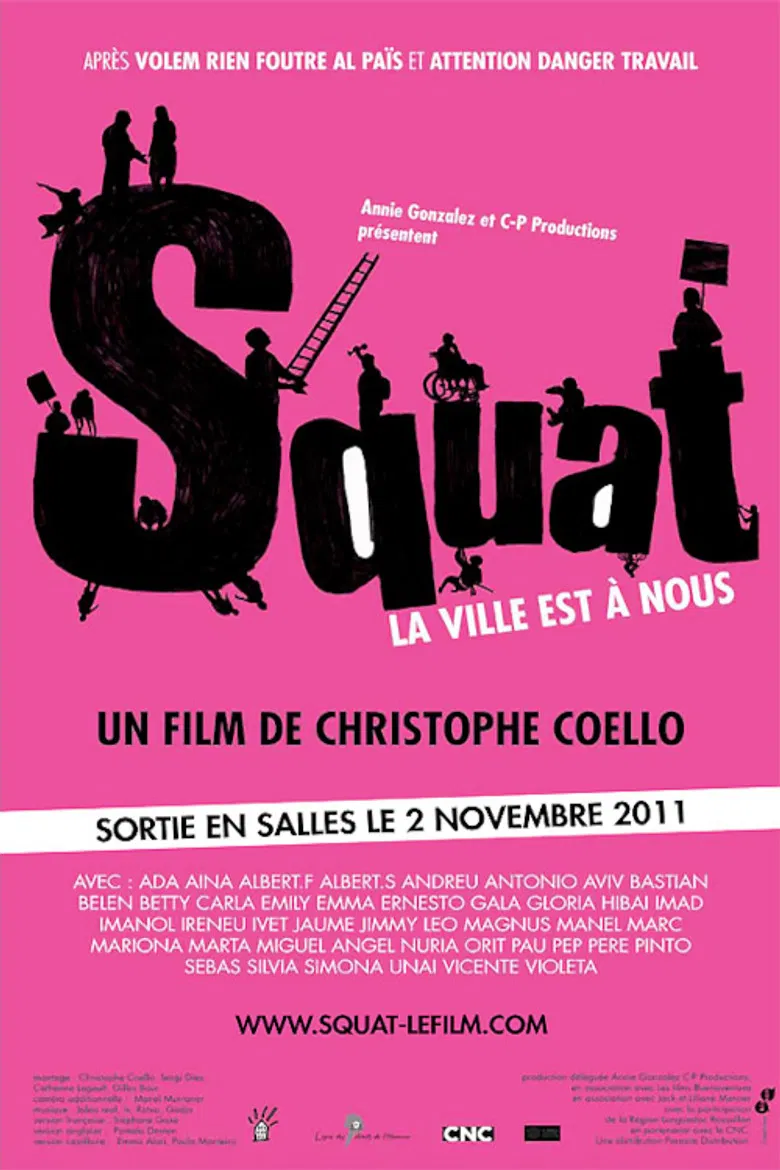 Squat, la ville est à nous ! poster background