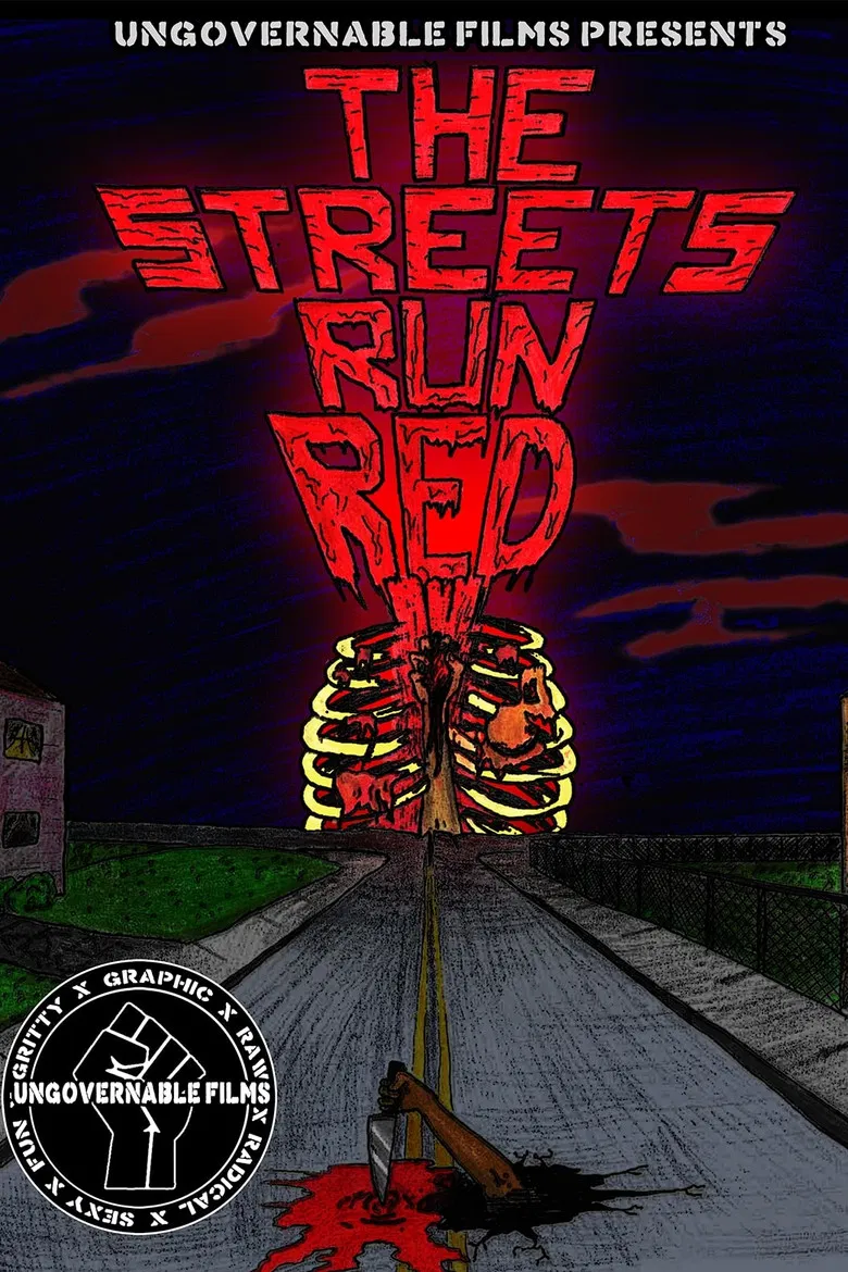 The Streets Run Red poster background