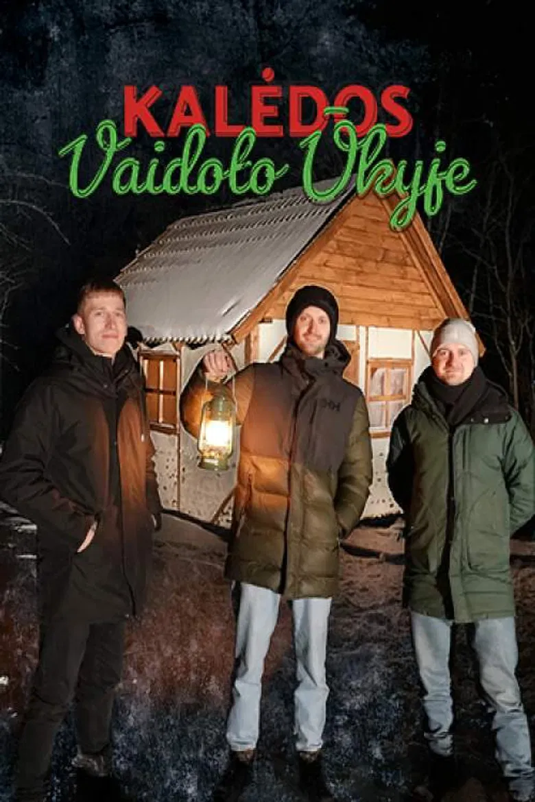 Christmas at Vaidotas Farm poster background
