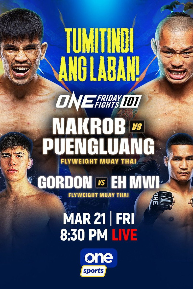 ONE Friday Fights 101: Nakrob vs. Puengluang poster background