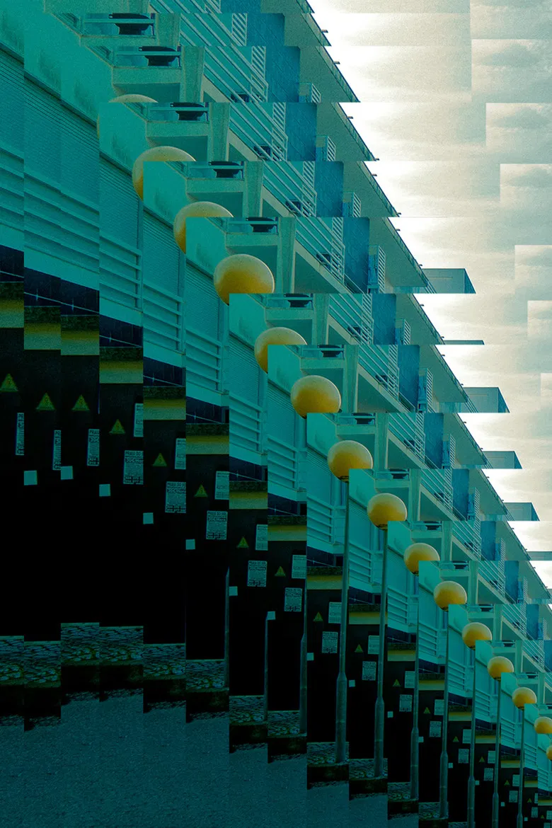 Corner poster background