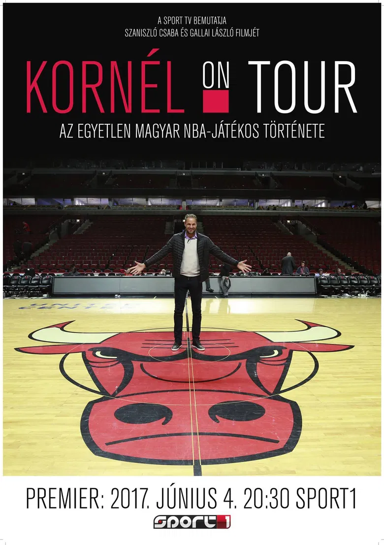 Kornél on Tour poster background