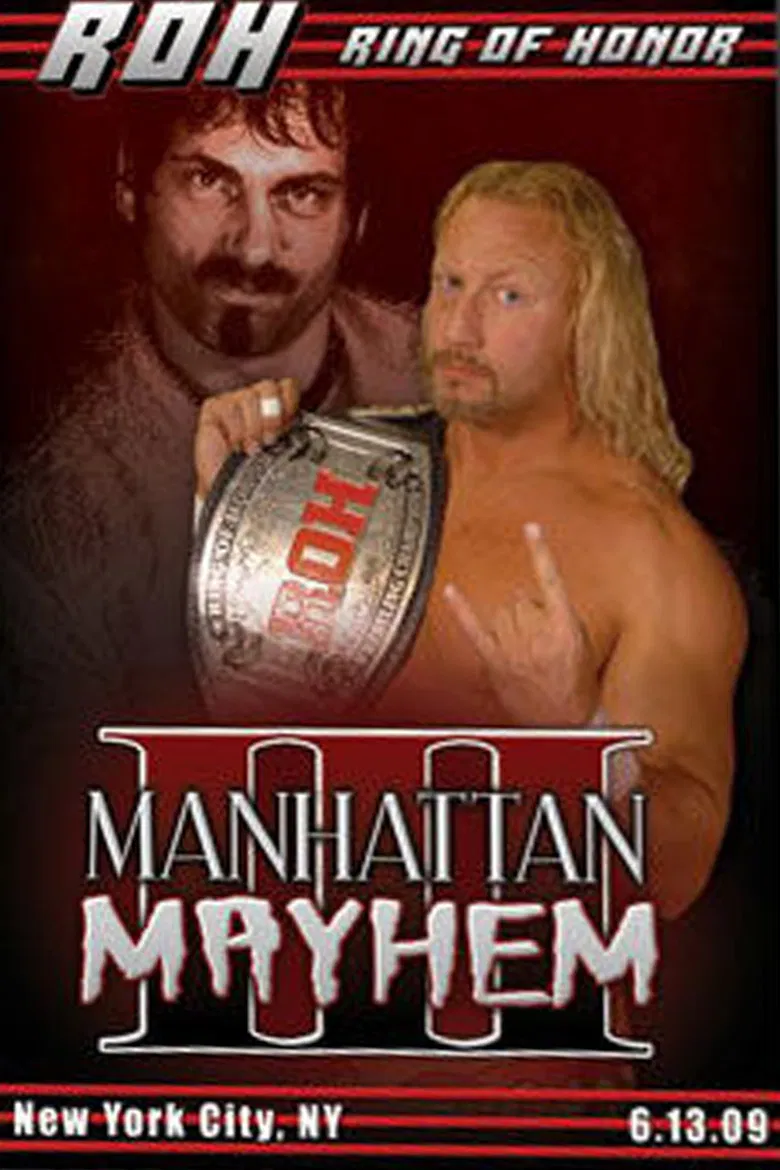 ROH: Manhattan Mayhem III poster background