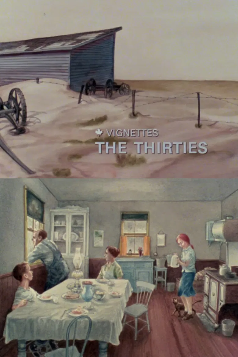 Canada Vignettes: The Thirties poster background