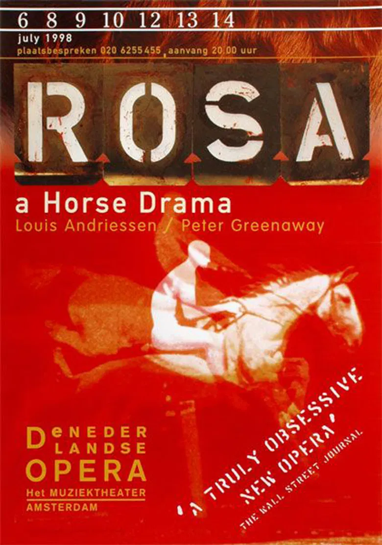 The Death of a Composer: Rosa, a Horse Drama poster background