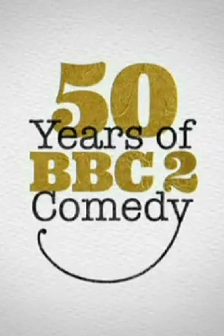 50 Years of BBC Two Comedy poster background