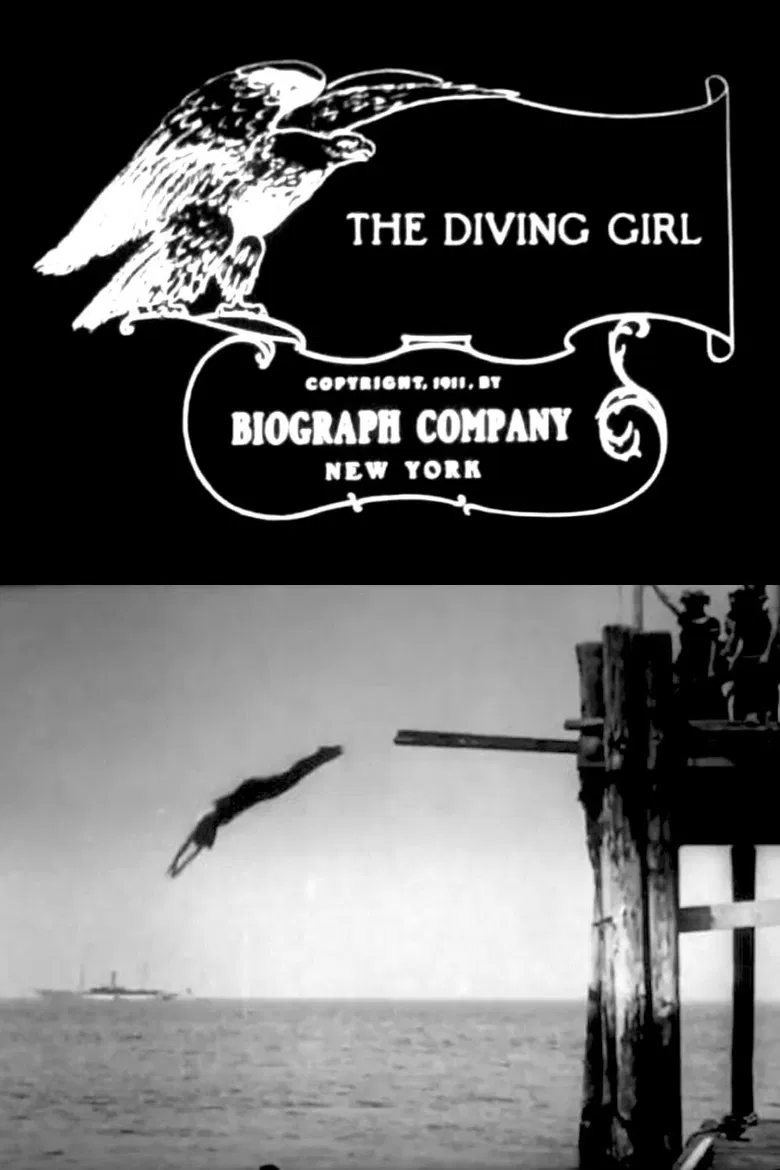 The Diving Girl poster background