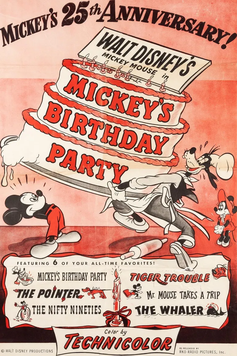 Mickey's Birthday Party poster background