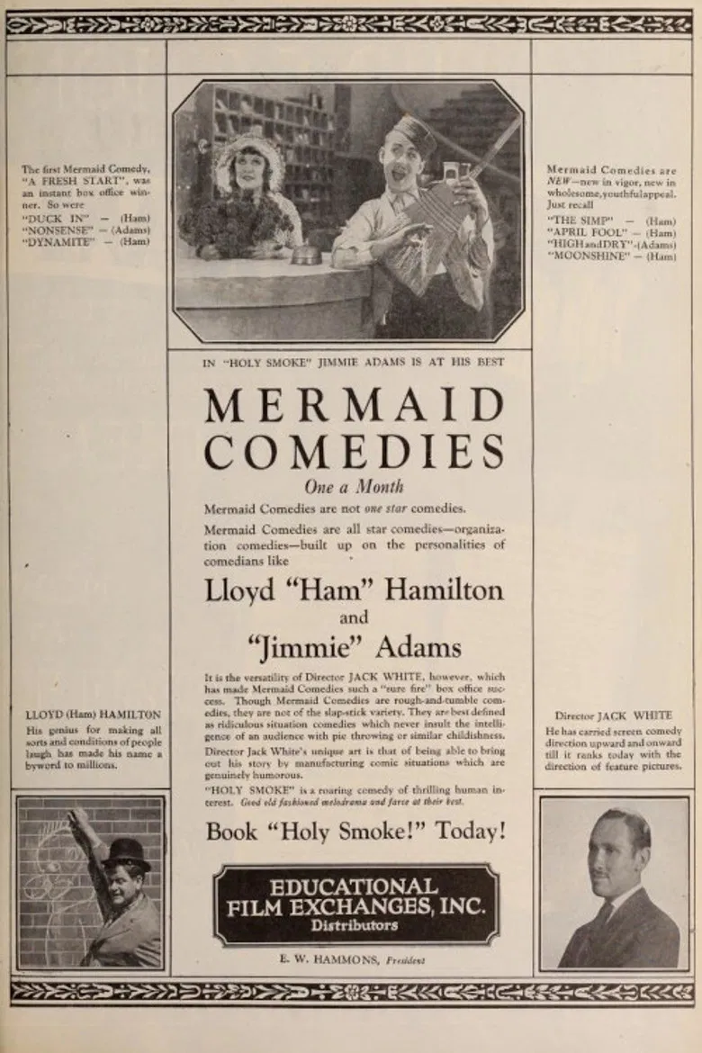 Holy Smoke poster background