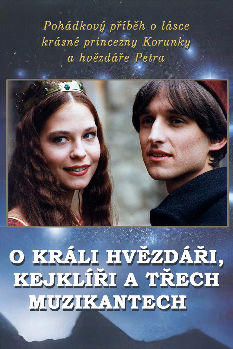 O králi, hvězdáři, kejklíři a třech muzikantech poster background