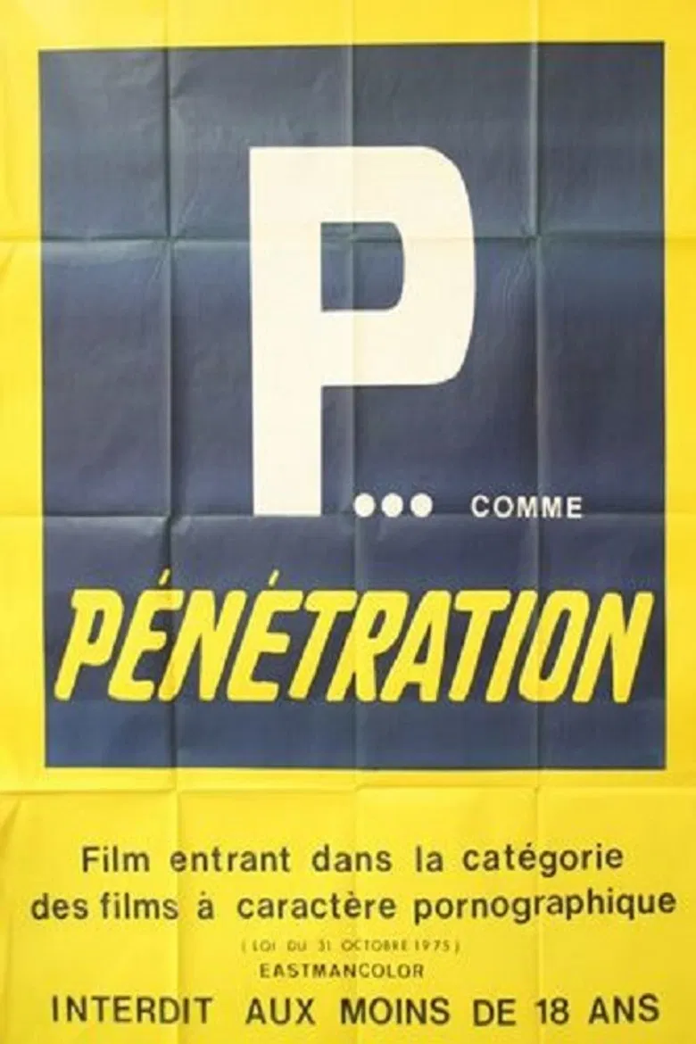 P... comme pénétration poster background