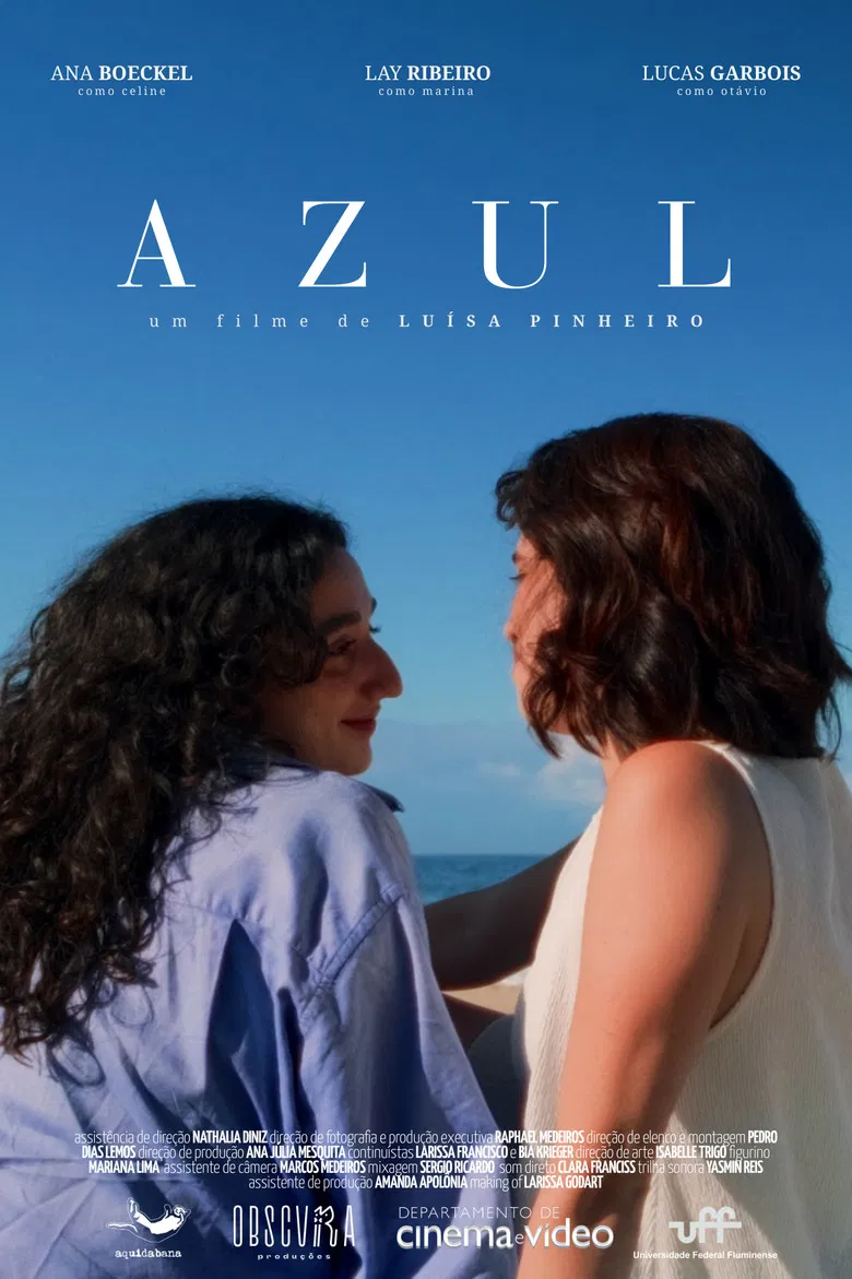 Azul poster background