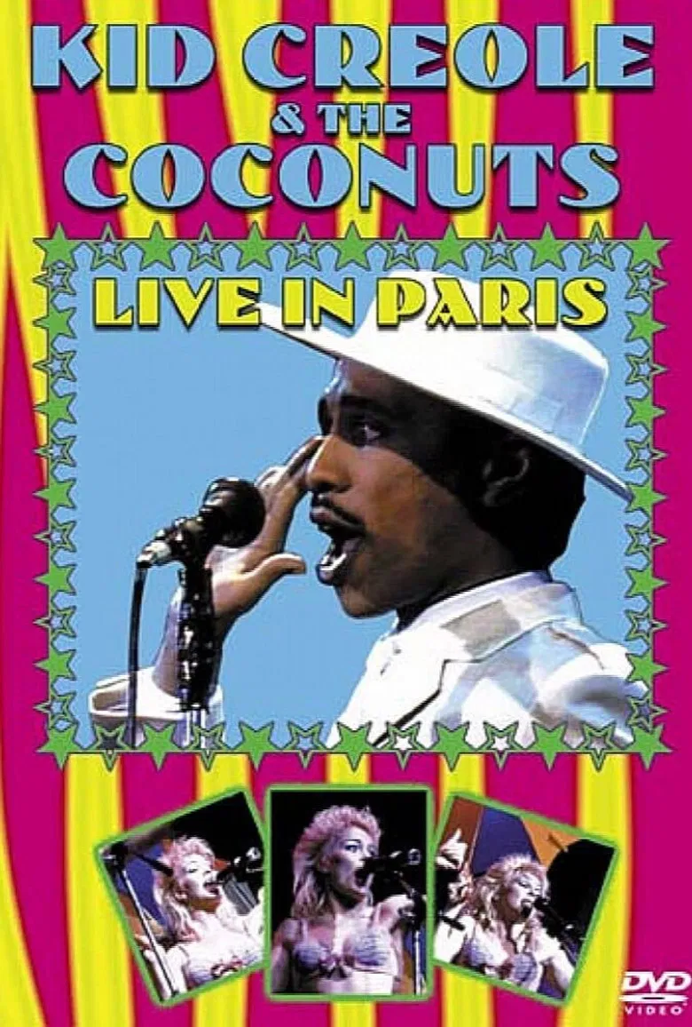 Kid Creole & The Coconuts - Live In Paris 1985 poster background