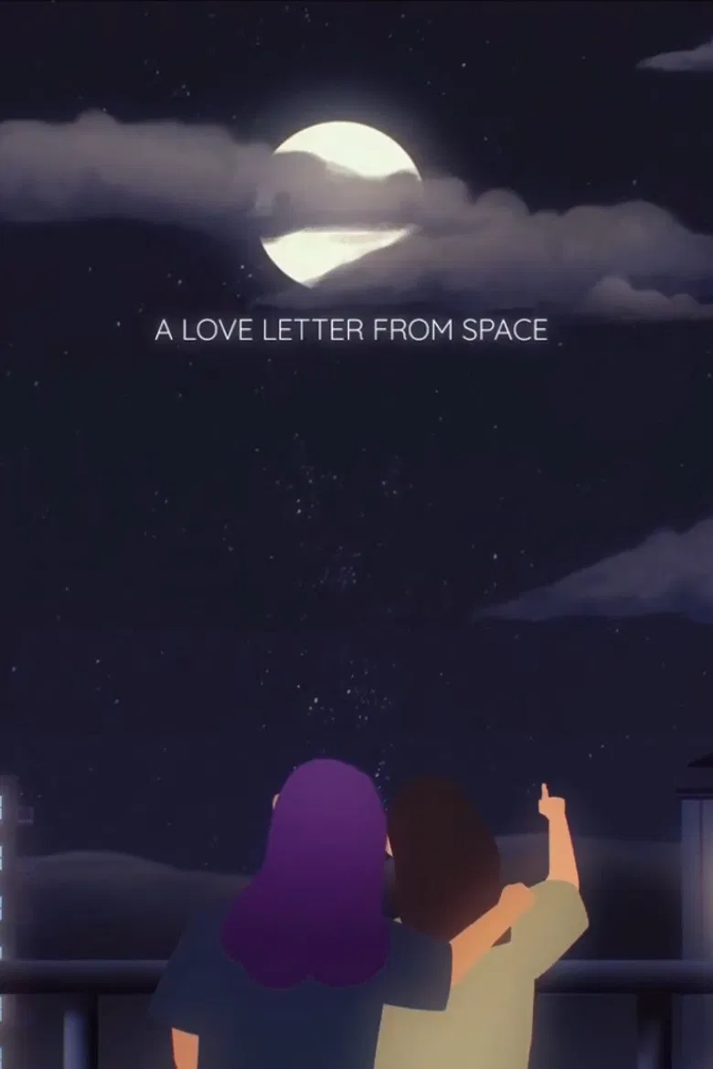 A Love Letter From Space poster background