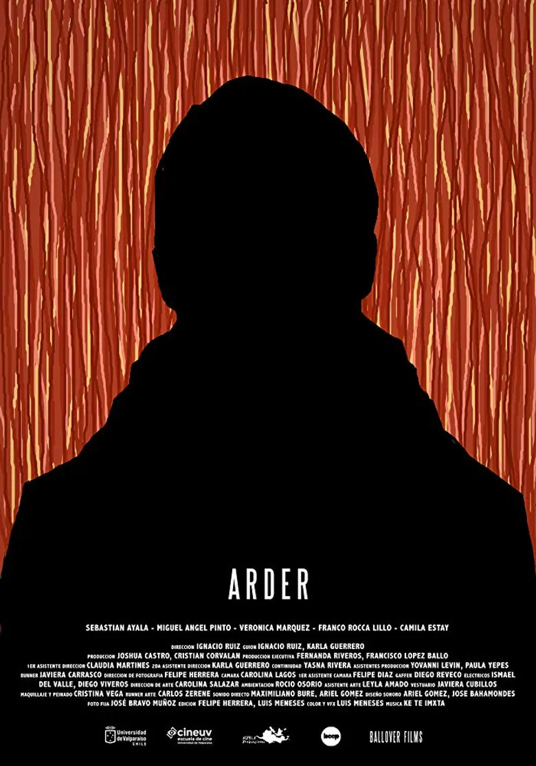 Burn poster background