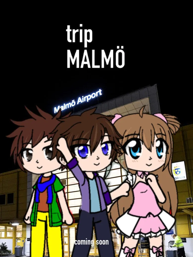 Trip Malmö poster background