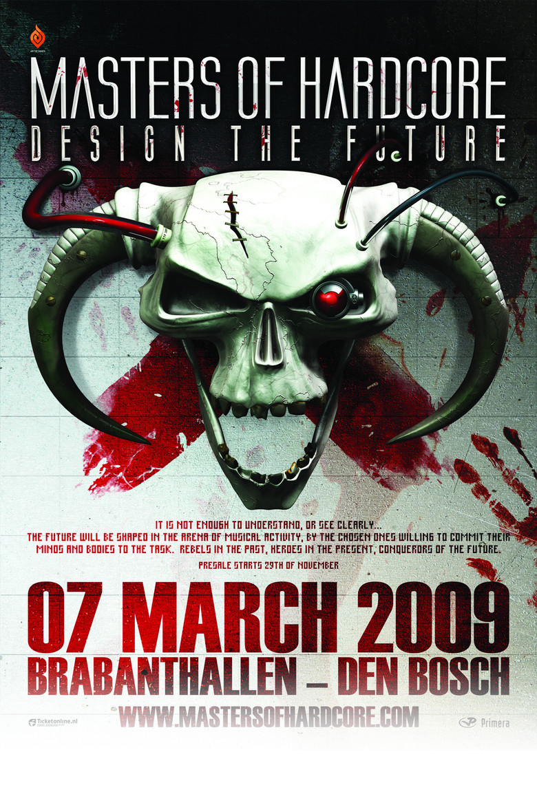 Masters of Hardcore design the future poster background