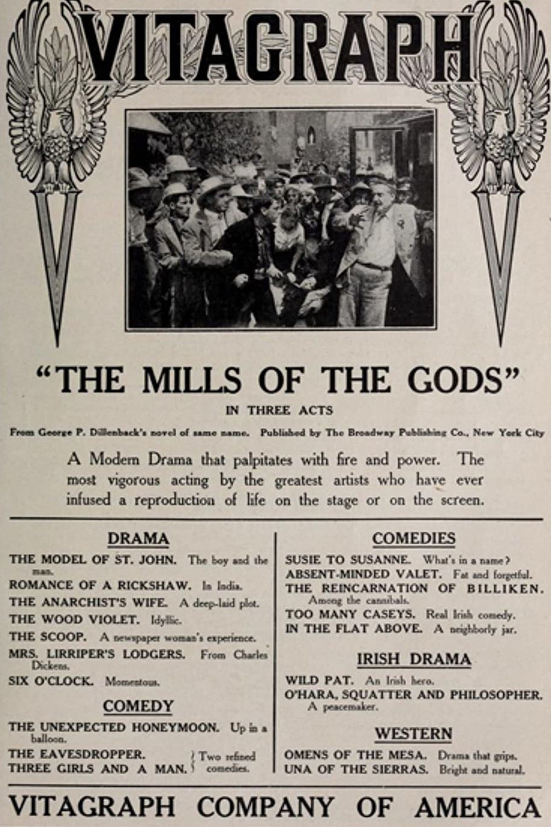 The Mills of the Gods poster background