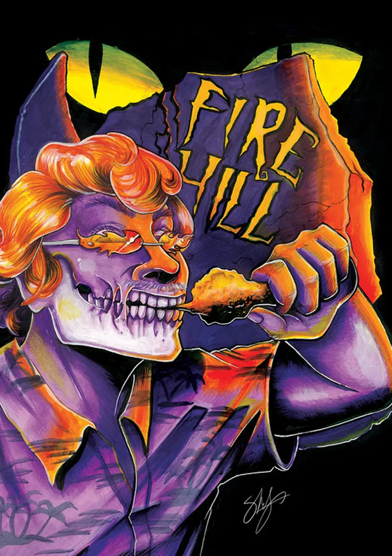 Fire Hill poster background