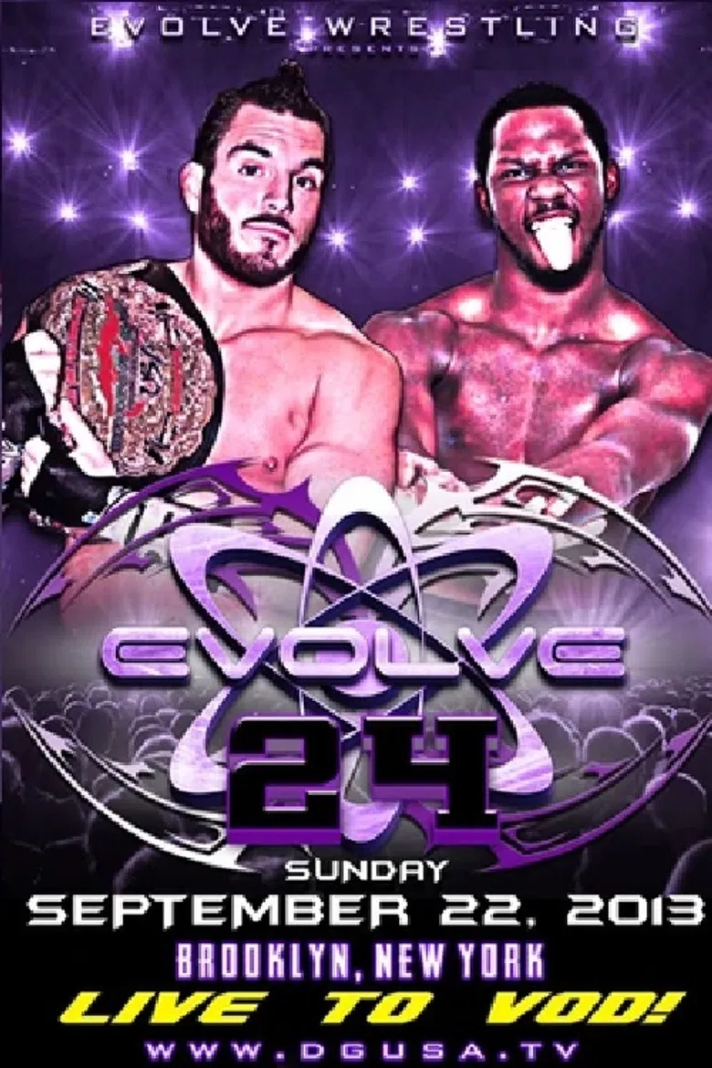 EVOLVE 24 poster background