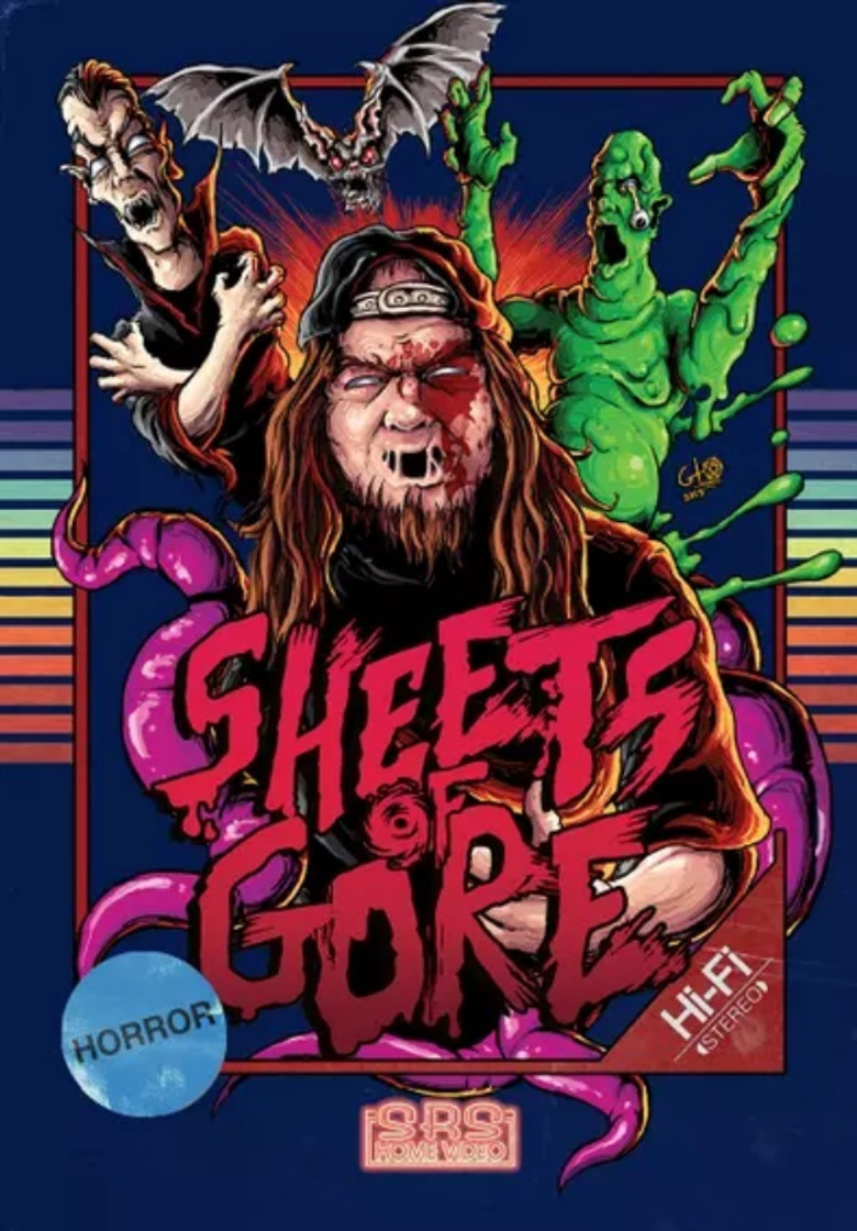 Sheets of Gore poster background