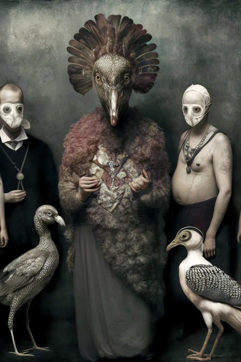 We Love Birds poster background