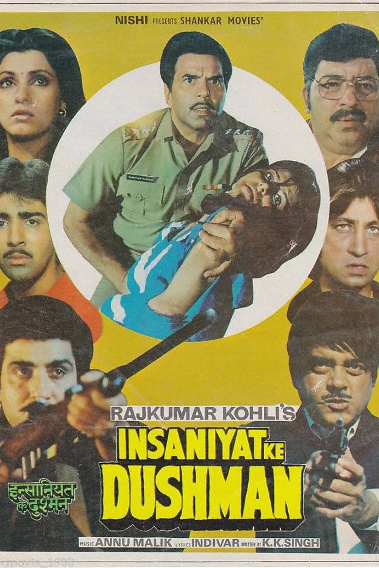 Insaniyat Ke Dushman poster background