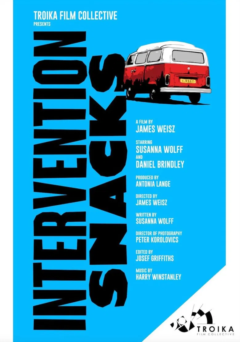 Intervention Snacks poster background