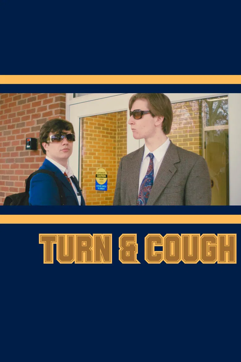 Turn & Cough poster background