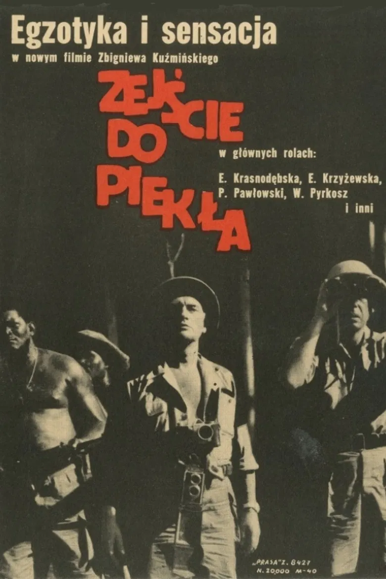 Zejście do piekła poster background