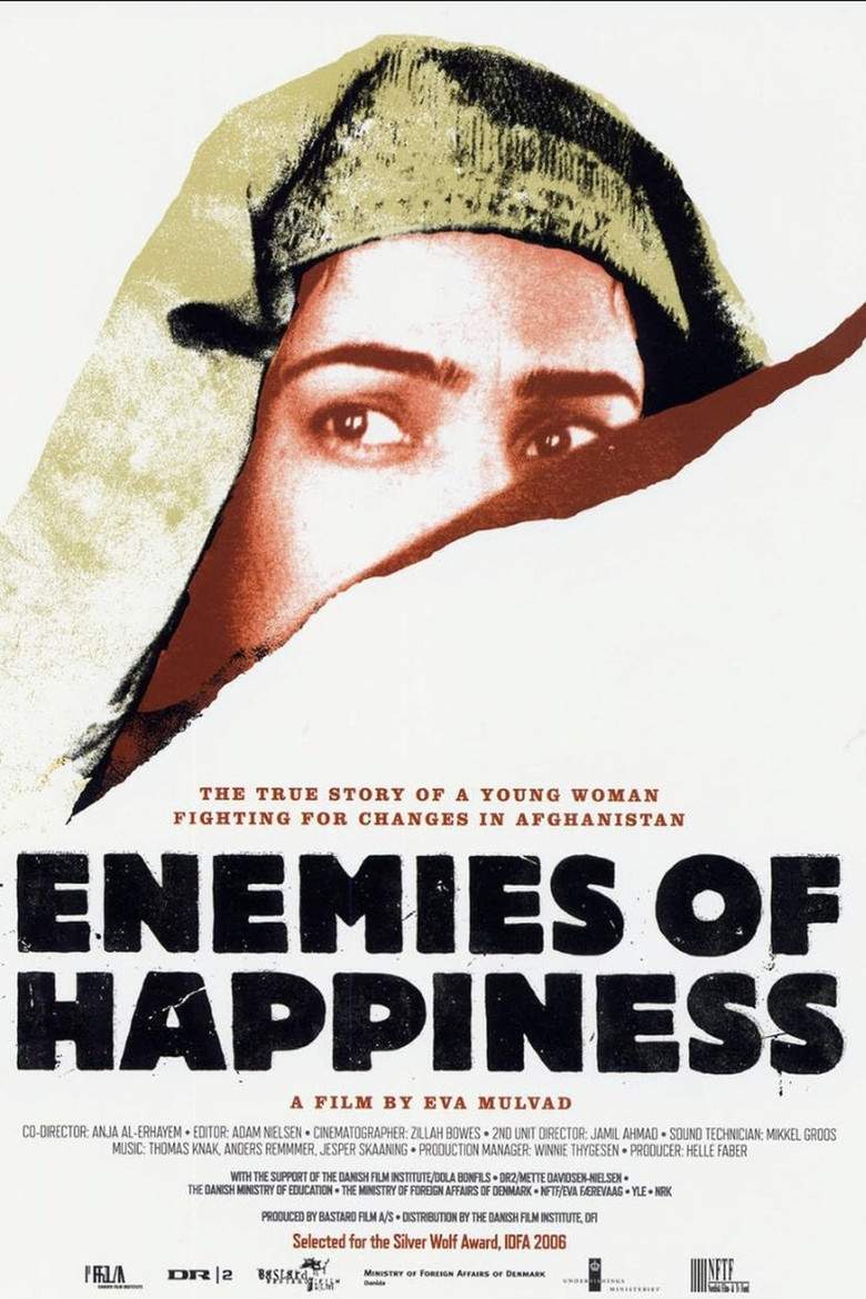 Enemies of Happiness poster background