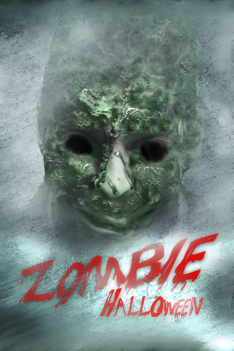 Zombie Halloween poster background