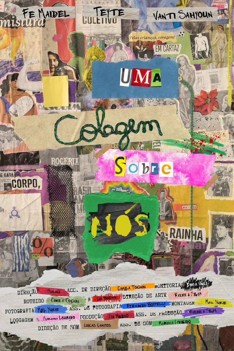 A Collage About Us poster background