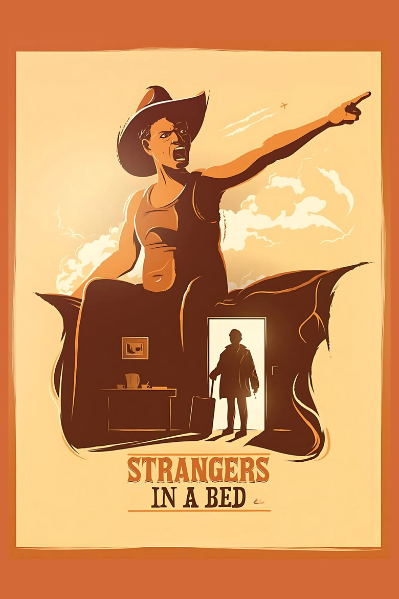 Strangers in a Bed poster background