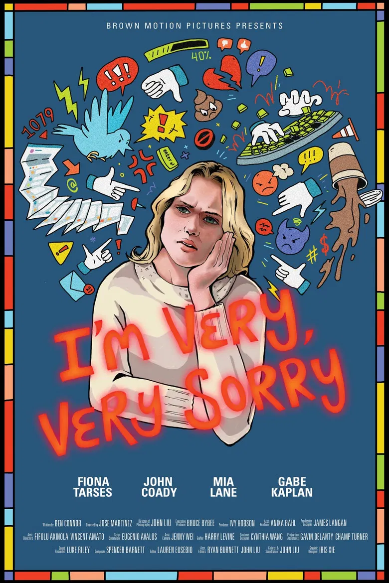 I'm Very, Very Sorry poster background