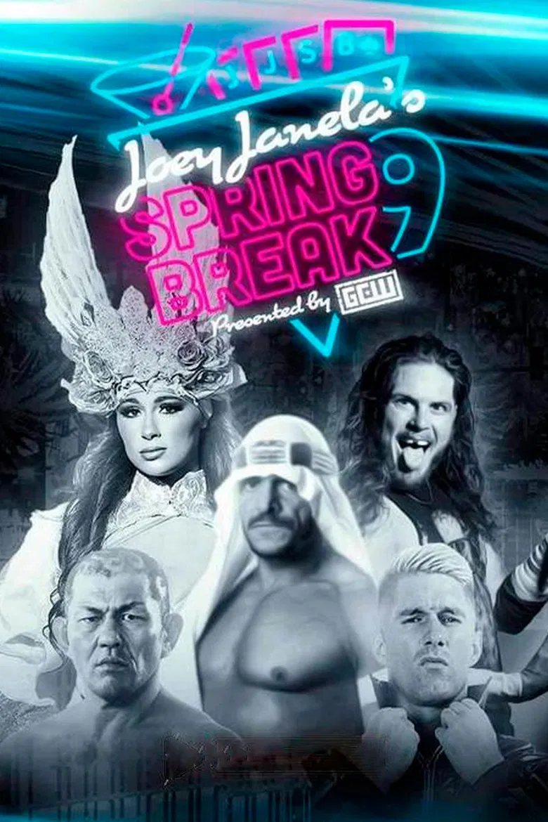 GCW: Joey Janela's Spring Break 9 poster background