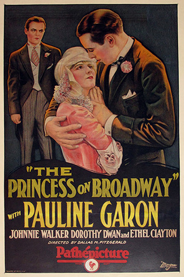 The Princess on Broadway poster background