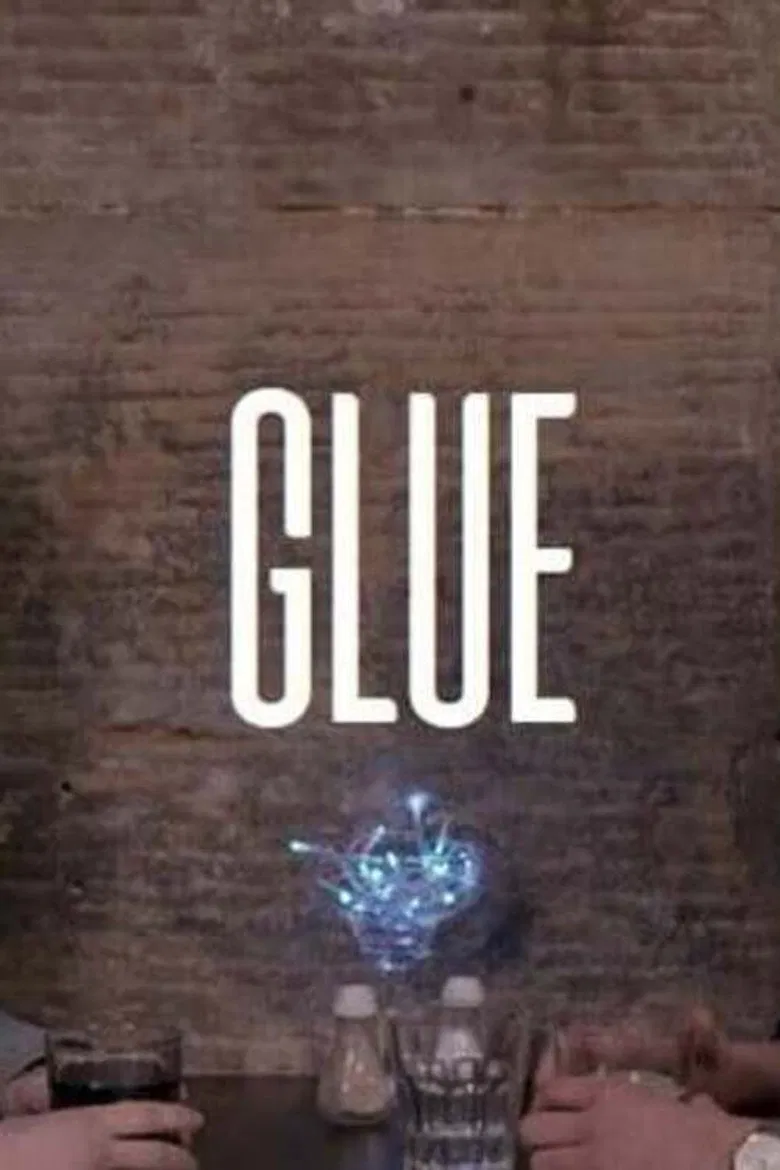 Glue poster background