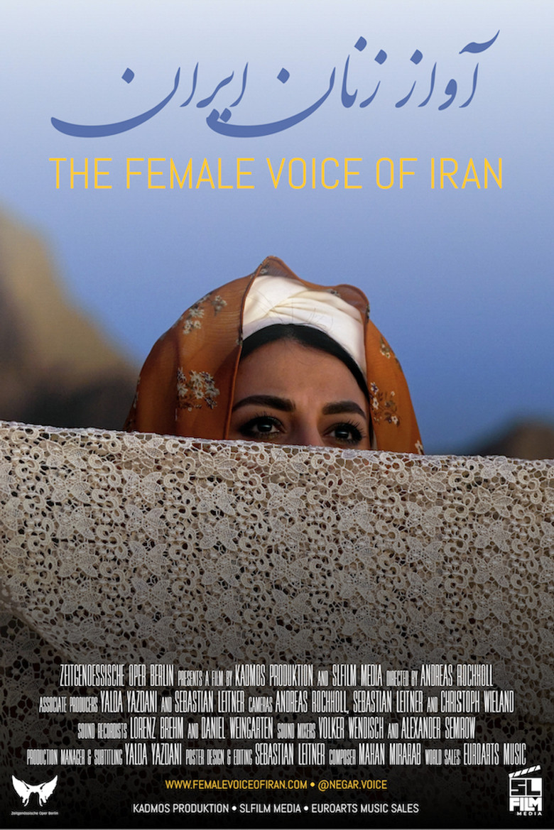 The Female Voice of Iran poster background
