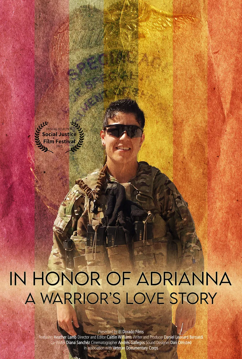 In Honor of Adrianna: A Warrior's Love Story poster background