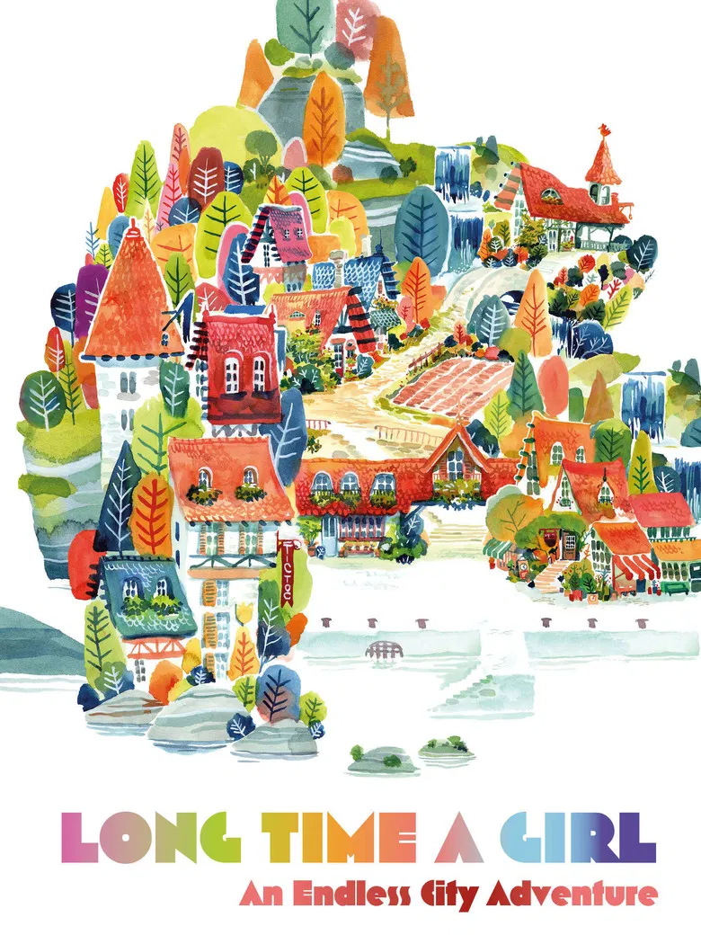 Long Time A Girl: An Endless City Adventure poster background