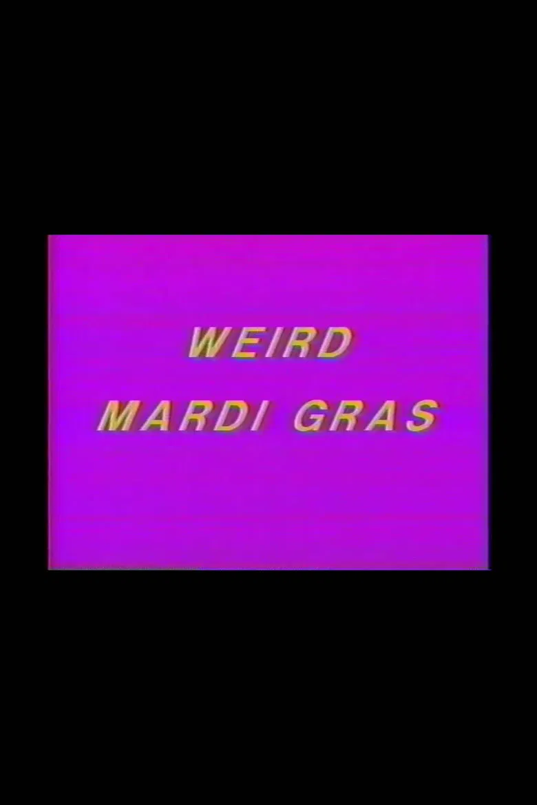 Charles Gatewood's Weird Mardi Gras poster background