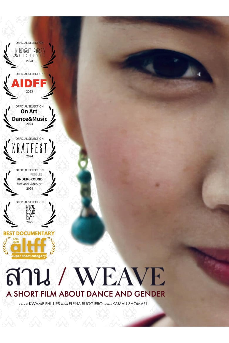 Weave poster background
