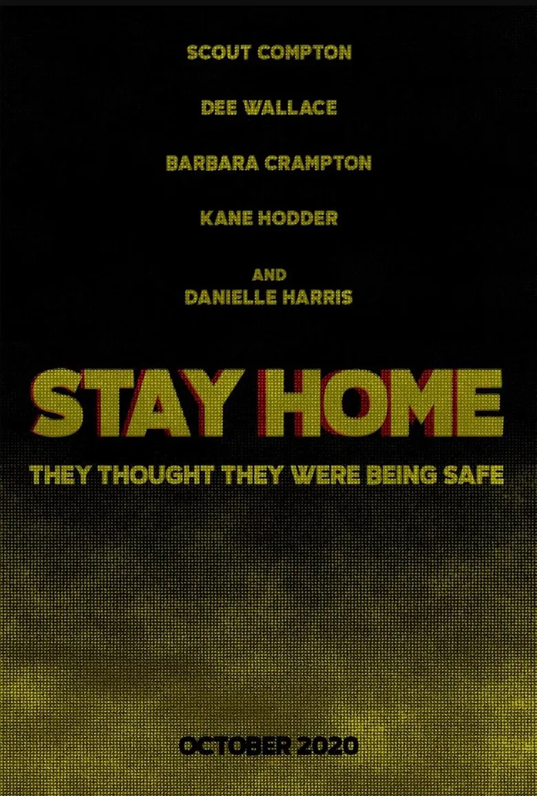 Stay Home poster background