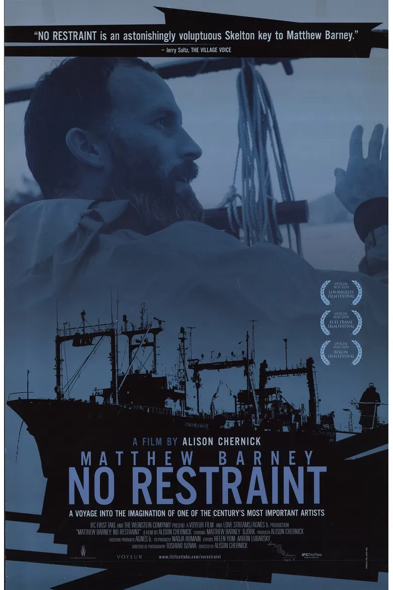 Matthew Barney: No Restraint poster background